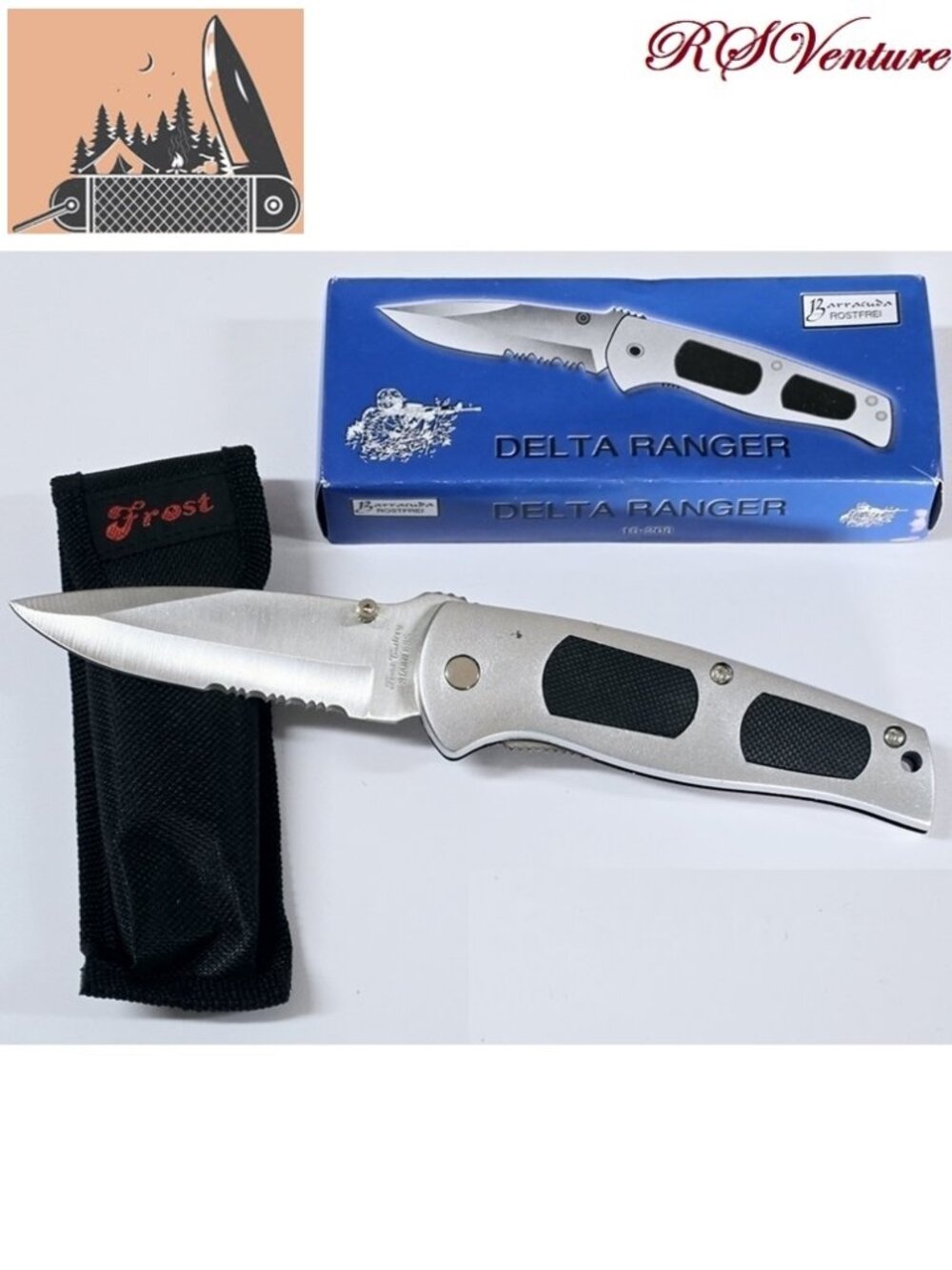 Buy One Get One FREE, Delta Ranger Silver Handle Knife